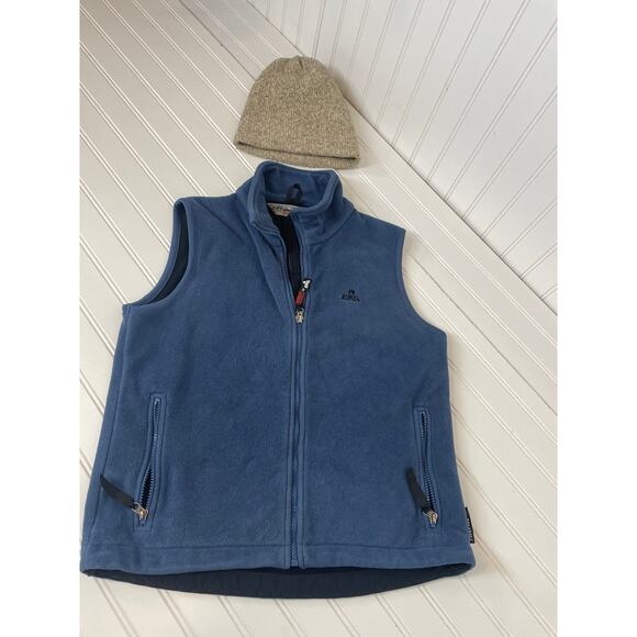 EMS Women’s Blue Full Zip Vest And Beanie Hat Outdoor Comfy Bundle Size S - Picture 1 of 10